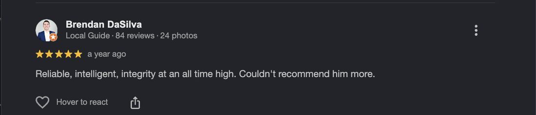 Google review for Buschkin Law