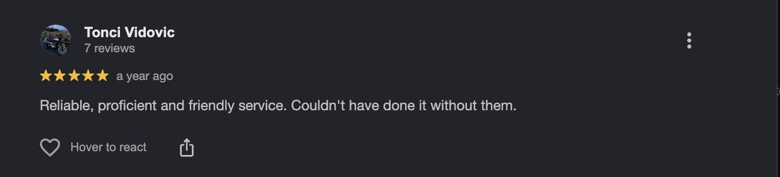 Google review for Buschkin Law